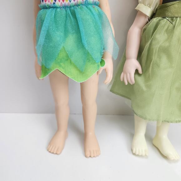 Disney Store Animators Princess Toddler 16" Frozen Anna & Tinkerbell Dolls - Picture 5 of 10